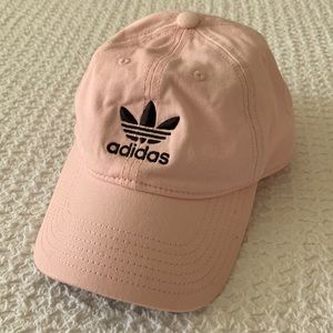 Pink Adidas Ball cap with Black Logo